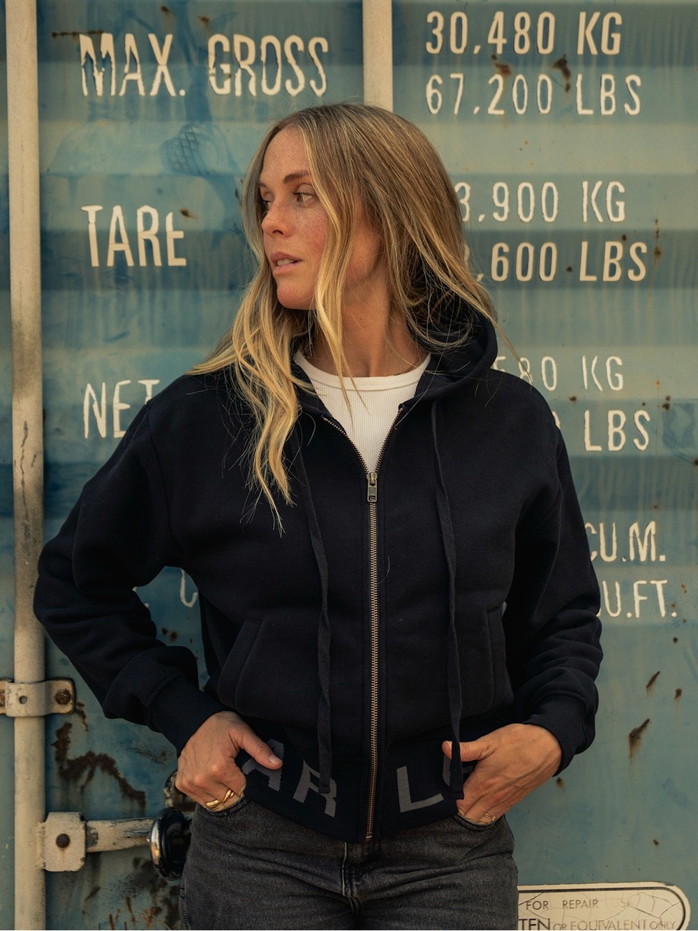 HARLEY-DAVIDSON CROPPED FULL ZIP HOODIE